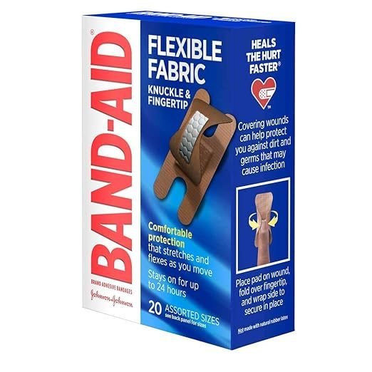 Bandaid Flexible Fingertip Bandages Assorted
