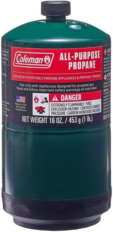 All-Purpose Propane Cylinder, 16 oz